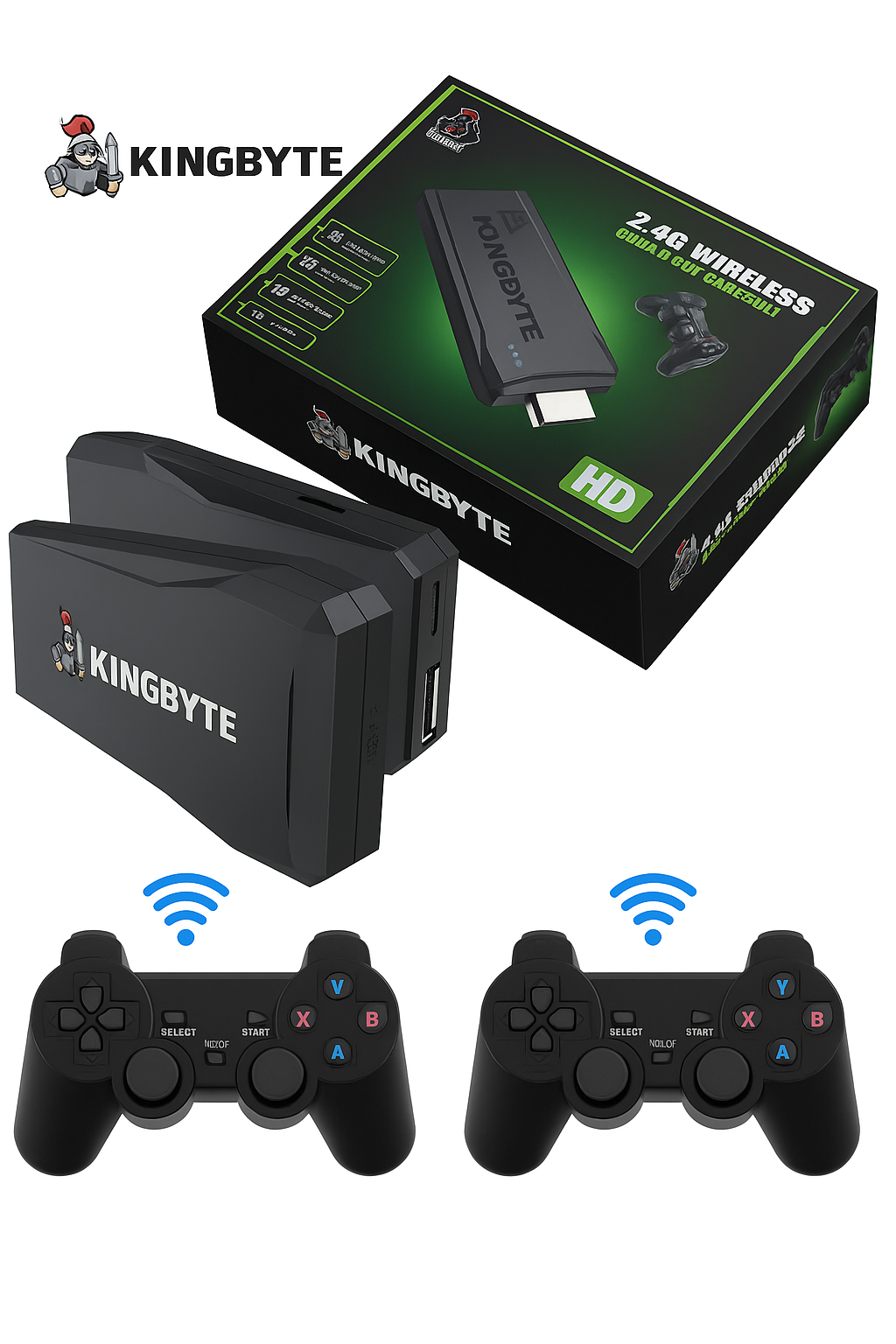 Consola de juegos inalámbrica retro Stick de 64 GB